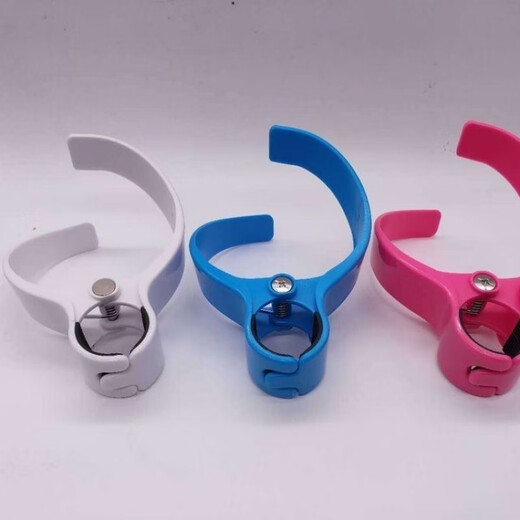 Baichao Bicycle Water Cup Holder Holds Milk Tea Kettle Stand No-Punch Coffee Cup Electric Vehicle Water Cup Portable Storage Bracket White No-Punch (Portable) Milk Tea Coffee Cup Model