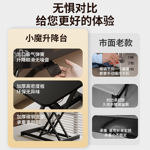 Xiaomo Lift Computer Desk Standing Office Lift Table Office Desk Pneumatic Lift Desk Monitor Stand