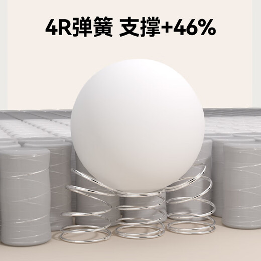 Jingjing Tokyo-made back support classic Pro 4R five-zone single bag spring imported jute master bedroom double mattress 1.5*2 meters