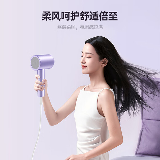 CONFU 200 million negative ion hair dryer dormitory home high wind hair care small folding high power state subsidy hair dryer 1600W KF-3153 purple