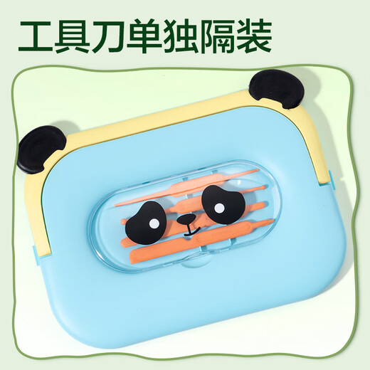 Deli Panda 24-color ultra-light clay stacking tool box clay colored clay plasticine art handmade DIY toys space sand birthday children's day graduation children's day school gift