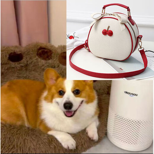 Meipai One-Shoulder-Crossbody-Handtasche für Damen, trendige Ins, trendige Internet-Berühmtheit, Studentin, vielseitig, stilvoll und großes Fassungsvermögen SN3895SN4 gebrochenes Weiß und Rot //Ausgezeichnet 18*9*19