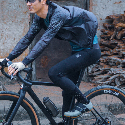 GRC Cycling Leg Covers Spring and Summer Reflective Sun Protection Leg Guards for Men and Women Road Cycling Cycling Clothes TECH Black S