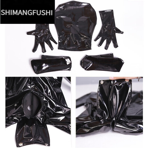 Hua Xin cross-border European and American shapewear large size latex ammonia stage mirror fully wrapped men's wear 2025 plus toe hand socks 160 one size fits all exl