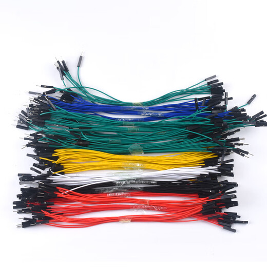 Zejie Female to Female Male to Male Male to Female 20cm Single Dupont Line 2.54mm Rehearsal Terminal Connecting Line (10) Special Soft Silicone Wire Gold Plated 26AWG Six Color Female to Female 20cm 10 Each Other