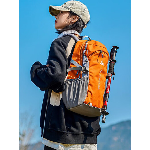 Wenzhi Mountaineering Bag Summer Outdoor Travel Lightweight Backpack Men's and Women's Sports Hiking Backpack Camping Large Capacity Backpack Mountaineering Bag Upgrade Orange