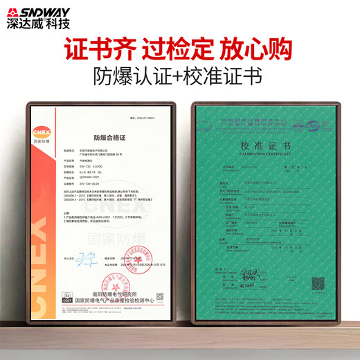深达威可燃气体检测仪探测器易燃天然气体泄漏报警煤气浓度SW-733B