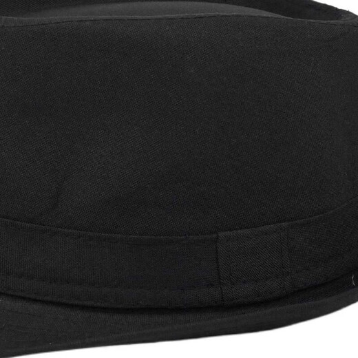 Xinuobaidi fashion top hat solid color jazz hat men's British gentleman hat women's versatile casual sunshade hat for all seasons black one size