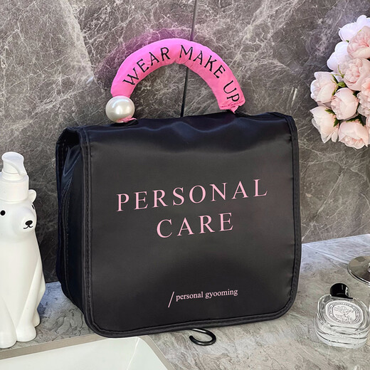 Fan Yejia's light luxury toiletry bag storage bag women's portable travel men's and women's hangable cosmetic bag large capacity high-end handbag