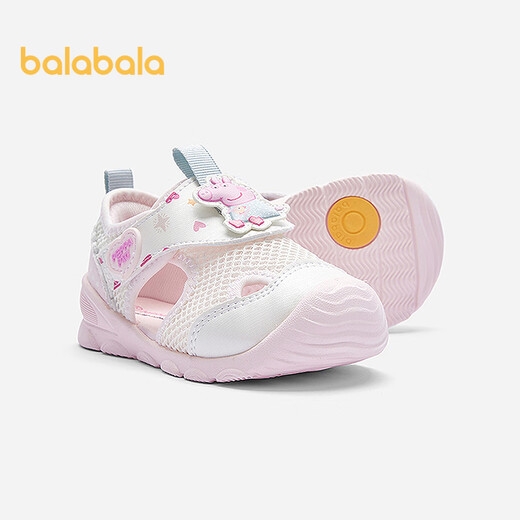 Balabala Baby Girl Toddler Shoes Baby Shoes 2025 Summer Peppa Pig IP Mall Same Style 204225144003
