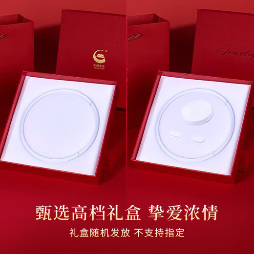 CHINA GOLD natural freshwater pearl necklace mother style clavicle chain plain beads birthday gift for girlfriend and wife (one in a hundred) pearl chain-7-8mm