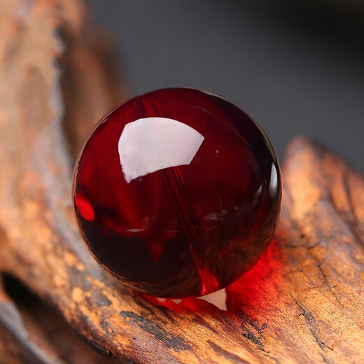 Qutao natural 7A water purified blood amber loose beads single bead raw stone amber beeswax bracelet Buddha beads multi-treasure bracelet diy accessories 7A grade carefully selected 24mm/single