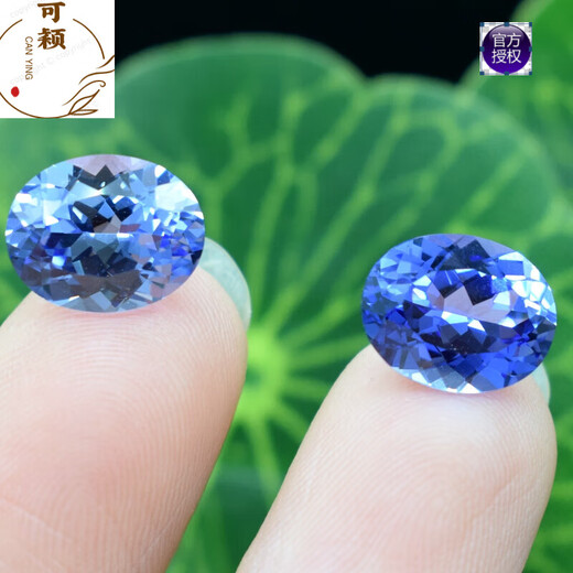 Christine cultivated sapphire 8A grade tanzanite loose stone oval cornflower blue ring face loose diamond tanzanite 10x12mm
