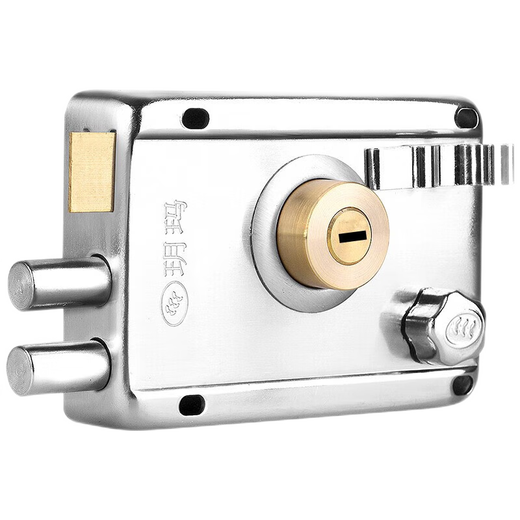 Yuema anti-theft door lock, exterior door lock, universal old-fashioned iron door lock, wooden door lock, indoor and outdoor C-level home outdoor door lock 750-698 right-cut edge (super C-level lock core)