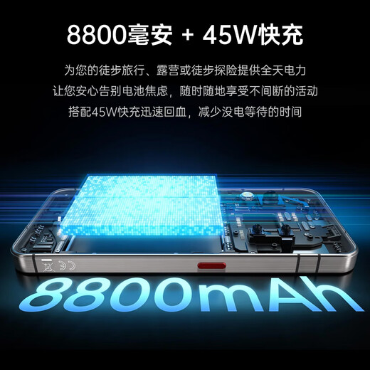 OUKITEL WP200PRO Rugged Smartphone 5G Bluetooth Bracelet Large Operation 72G+1TB Super Long Standby Gray (24/72G+1TB) Domestic Version Official Standard