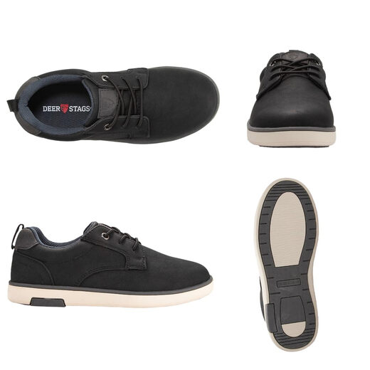 Deer Stags Boys' Oxford Shoes Lightweight, Comfortable and Easy to Wear Black 6 Big Kid