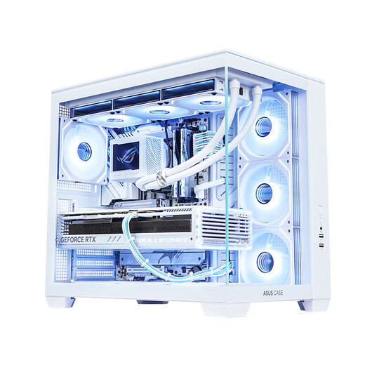 ASUS 24-issue interest-free RTX5080/5070Ti/5070 graphics card i9 14900KF/285K desktop complete machine DIY game console ROG Fukiyuki mod assembly computer i7 14700KF+ASUS RTX5070Ti with nine