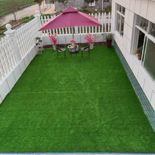 Simulated lawn engineering fence green fake turf carpet floor mat roof balcony courtyard sunshade sun protection aerial photography 1 cm light green sparse engineering adhesive type (thin type) 2 meters wide and 25 meters long