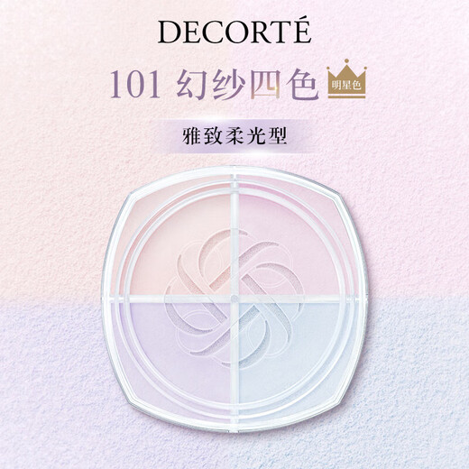 Decor Xin Yue Radiant Four-Color Fantasy Powder 16g #101 Make-up Translucent Long-lasting Loose Powder Birthday gift for girlfriend