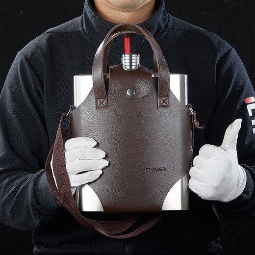 SNAKER wine bottle 304 thickened stainless steel portable 5 Jin Jin is equal to 0.5 kg wine bottle portable home use for liquor