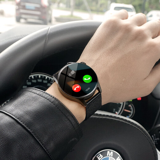 Général 2025 Nouveau GT5 Smart Watch Men appelant NFC Mesure de la pression artérielle Modèle d'image principale de la fréquence cardiaque [Bluetooth Call Rappel Message Multi-Sport Assistant vocal