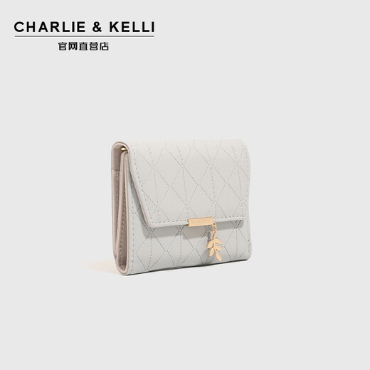 CHARLIE&KELLI brand small c&k women's coin purse card bag mini storage small bag 2025 new shoulder bag for women gray Bakura Sufa brand gift bag