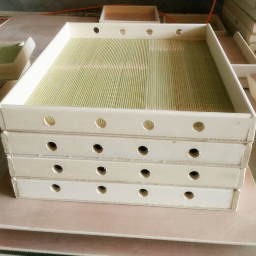 An Junsheng Bamboo Wooden Dumpling Wonton Storage Box Rectangular Bamboo Dumpling Tray Stackable Dumpling House Freezer Special Length 25 Width 20 Height 4.5 cm Bamboo