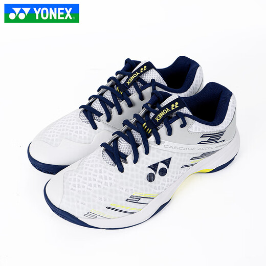 YONEX (YONEX) new professional badminton shoes for men and women, sports shoes, competition shoes, training shoes, lightweight, comfortable, cushioning, anti-slip SHBCA1 SHBCA1EX white/navy blue 43