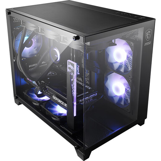 MSI Core i5/i7 14600KF/14700KF/5060Ti/5070Ti desktop assembly machine game e-sports Delta mobile computer host DIY complete machine sea view room configuration seven 14700KF box + RTX5070
