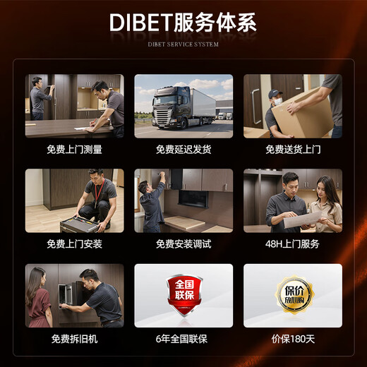 Dibet embedded red wine cabinet constant temperature wine cabinet household red wine cabinet display rack household air-cooled frost-free refrigerated preservation cabinet compressor refrigeration wine tea cigar cabinet