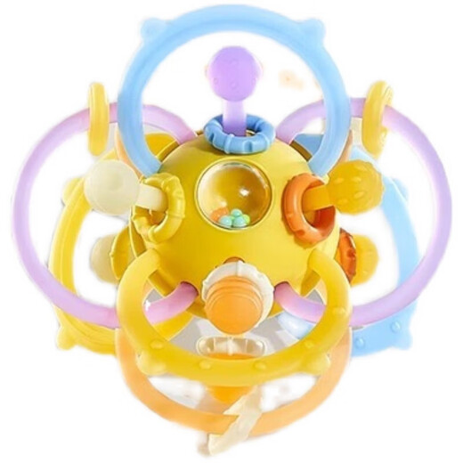 Scoornest Scoornest Manhattan hand holding ball baby silicone chewable teether early education baby toy gripping molar stick Badalu Galaxy 0 pieces