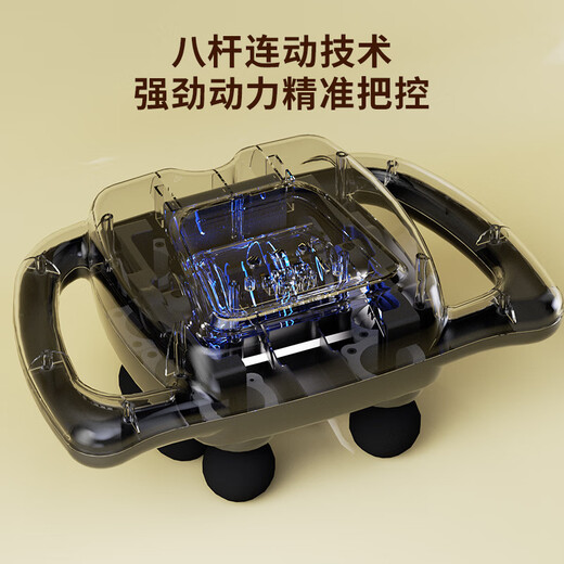 Panasoni's same 16-head fascial gun for fitness home muscle electric massage 4 heads gray