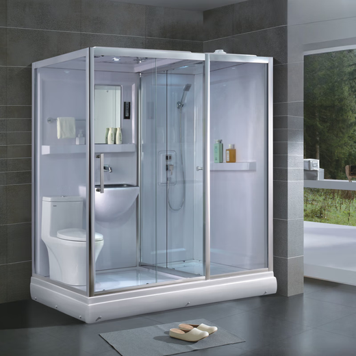 Kanglida CleanDell shower room integrated bathroom toilet integrated 1.9 meters integrated bathroom household bath room bathroom shower room 0708 right (1900*1200*2200) without steam