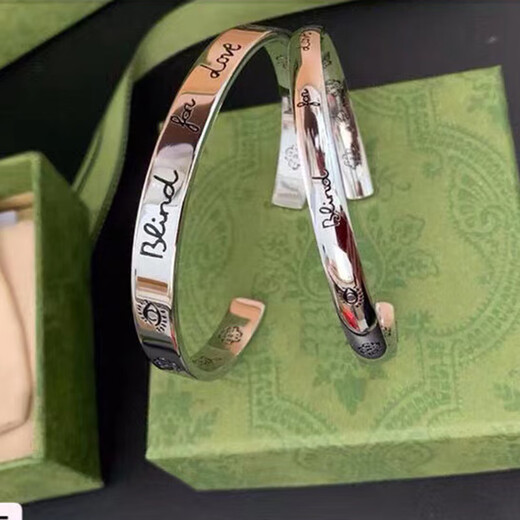 Jea.Pie bracelet sterling silver bracelet men's trendy Wang Yuan same style as a birthday gift for boys and girlfriends niche versatile couple style women's narrow version