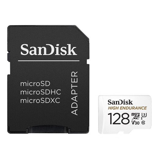 SanDisk 128GBTF (MicroSD) memory card driving recorder/security monitoring special memory card highly durable home monitoring reading speed 100MB/S
