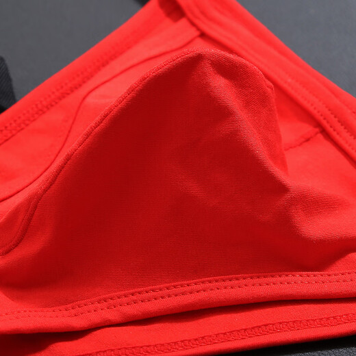 Men's gay thong cotton men's thong low waist sexy sexy wholesale black M