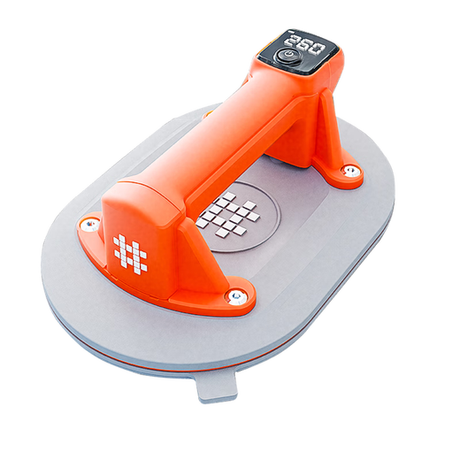 Shijing Vakuum Electric Saug Tasse Keramikfliesenbodenfliesen Automatische Gasauffüllungssteinplatte Lifter Saug und Lifter leistungsstarke Saugklauen-Handhabung Tool SC-702 Elektrischer Saugnapfe [Kartonorange]