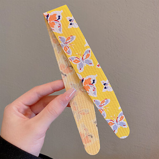 Velcro headband, broken hair finishing artifact, women's hair sticky bangs, hairband, adult and children's lengthening magic sticker, black bow