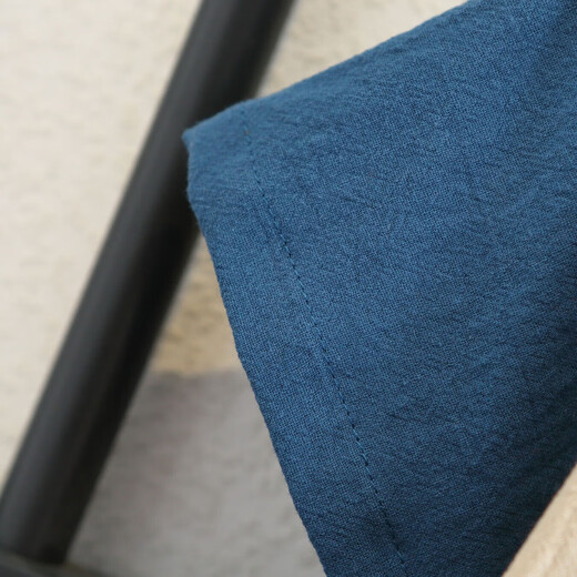 Traje Tang para niño Traje de verano de manga corta Vestido de estilo chino Hanfu para niños Ropa fina de algodón y lino para niños Conjunto de dos piezas Traje Xiaoyaolong azul 130