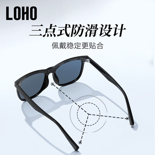 LOHO2025 gm lunettes de soleil pour femmes, lunettes de soleil spéciales pour la conduite, polariseurs polyvalents tendance pour hommes, lunettes anti-UV haute définition