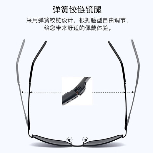 Tyrannosaurus Day and Night Polarized Color-Changing Sunglasses for Men Drivers Driving Fishing Glasses Driving Special Men's Sunglasses Polarized Sunglasses (Free Glasses Case + Glasses Cloth)