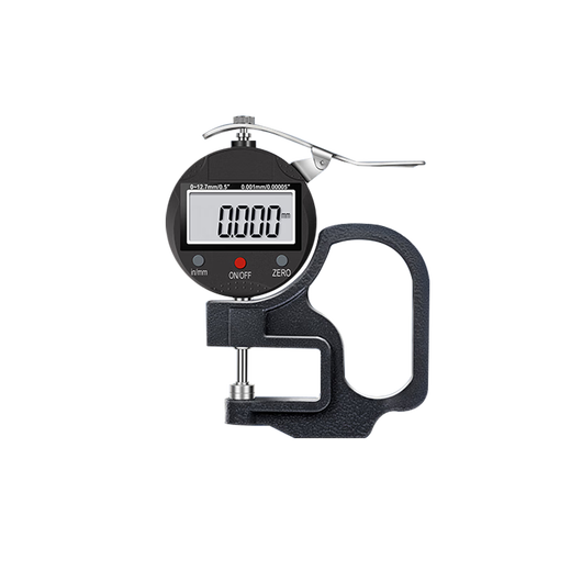 Mitzi Thickness Gauge High-precision Digital Display Thickness Gauge Thickness Gauge Thickness Gauge Instrument Gauge Cloth Leather Plate Thickness Measurement 0-12.7mm/0.001/Standard Type