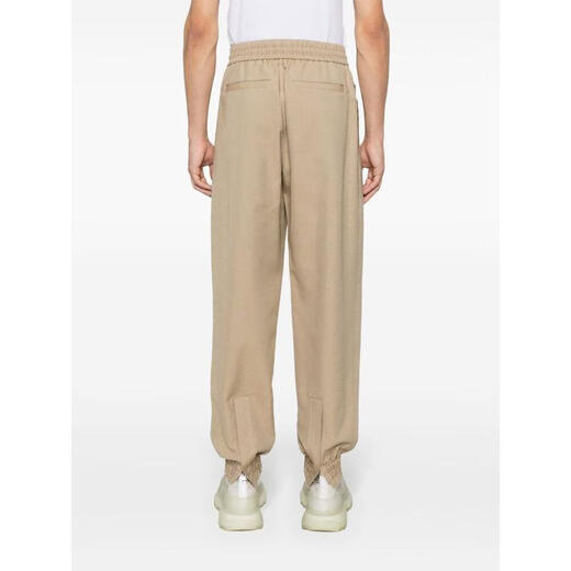 亚历山大麦昆（Alexander McQueen）奢侈品服饰男弹性腰运动裤 774187QSAAI-9730 时尚舒适 裸色 均码 |IT-48