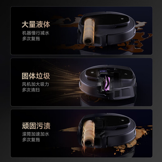 3I 15% government subsidy for sweeping robot F1 Pro steam hot water roller live washing floor scrubbing robot intelligent sweeping and mopping integrated vacuuming home automatic cleaning