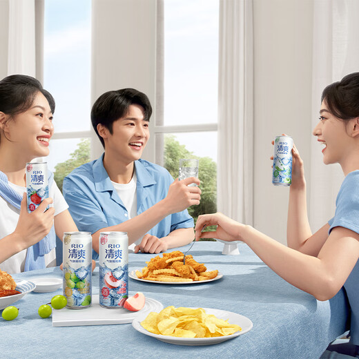 RIO Vino de cóctel premezclado refrescante/fuerte/ligeramente borracho Vino de frutas espumosos Refrescante 330 ml * 12 sabores aleatorios