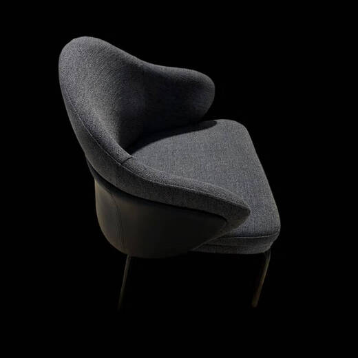 咏幻安吉椅餐椅中古法式设计师现代简约家用酒店商用轻奢洽谈桌椅 双板208822+f14701