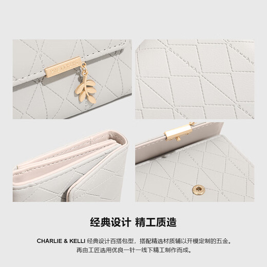 CHARLIE&KELLI brand small c&k women's coin purse card bag mini storage small bag 2025 new shoulder bag for women gray Bakura Sufa brand gift bag