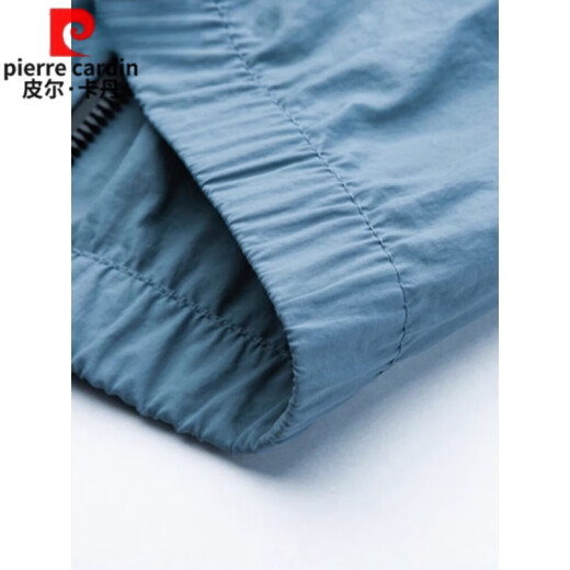 皮尔卡丹（pierre cardin）防晒衣男士春夏透气轻薄款皮肤户外防晒服连帽外套夹克衫潮 HN9928雾蓝 M 170 (体重120斤以下)