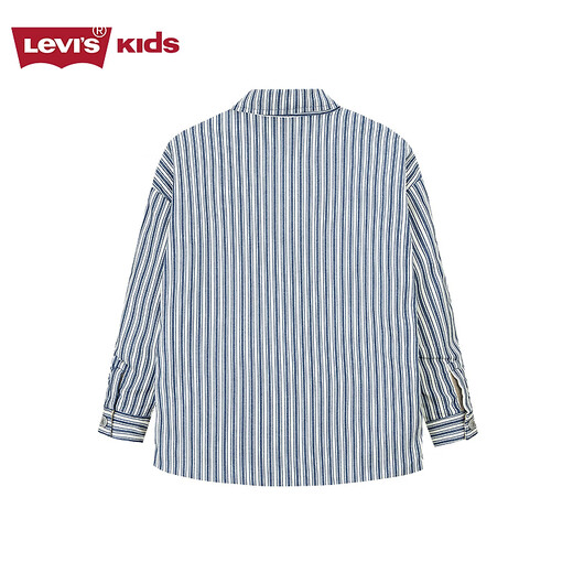 Levi s Levis Children's Boys' Shirt 2026 Spring Comfortable Children's Long-Sleeved Shirt Pepper Color 160/76 Recommended Height 152-158cm