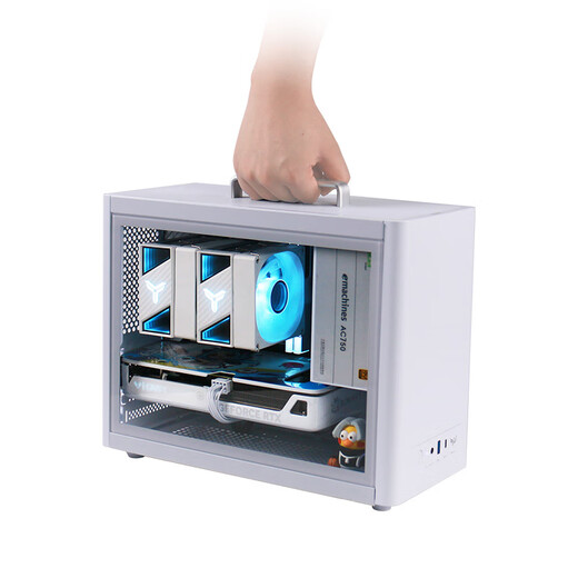 AMD R5 5600/RX7650GRE/6500XT mini host ITX complete portable DIY computer assembly machine desktop mini office desktop AI PC computer configuration four | R5 5600/RX7650GRE